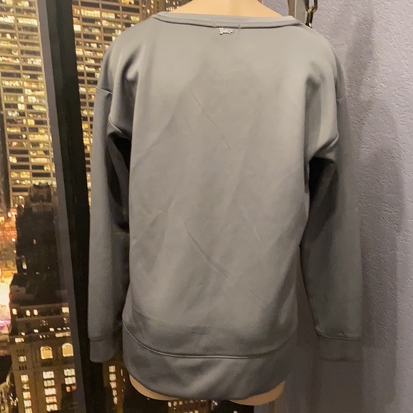 M - JUICY COUTURE - sequin I WOKE UP LIKE THIS grey / purple sweater - Picture 13 of 16